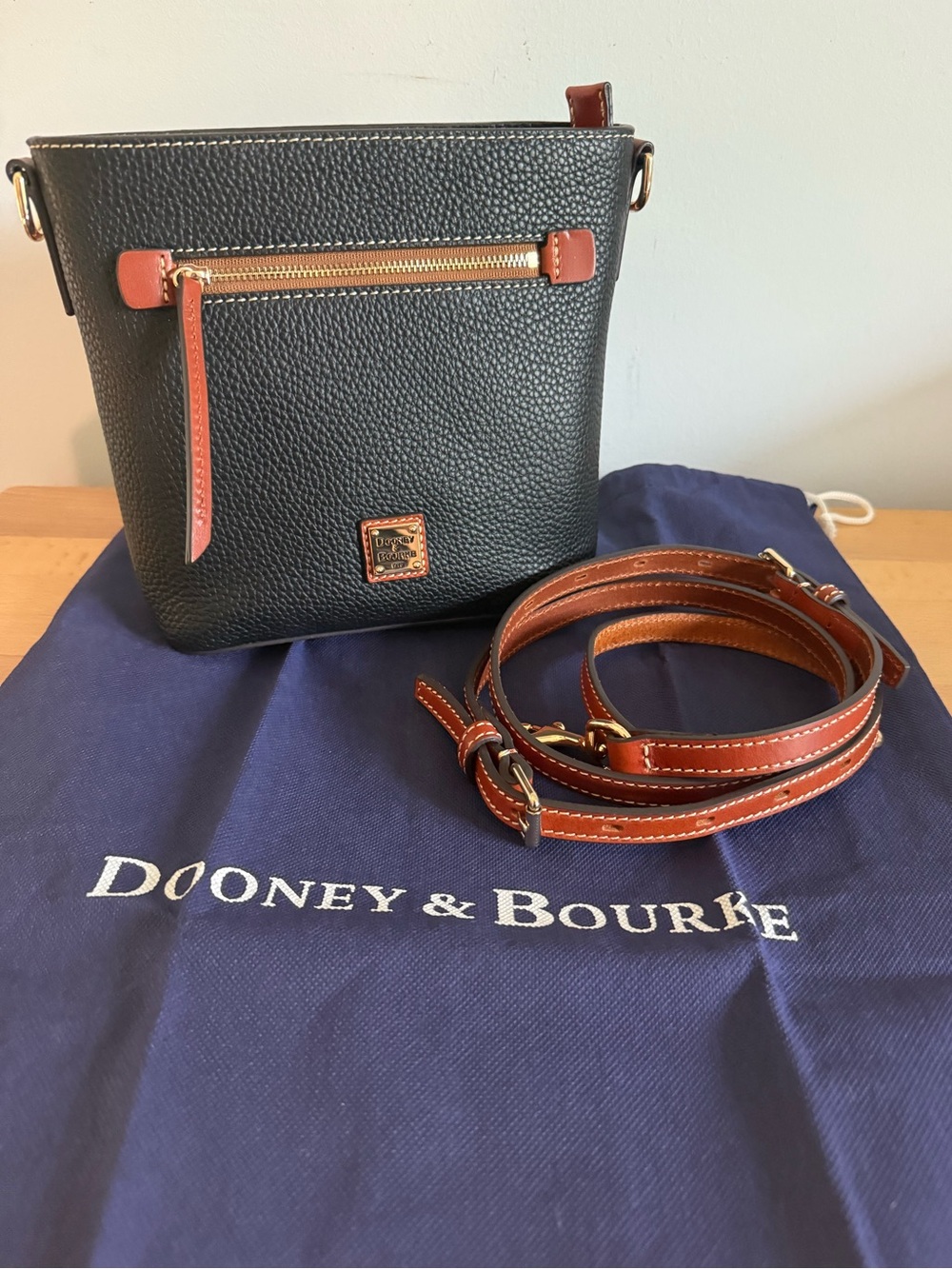 Dooney & Bourke Italian Pebble leather